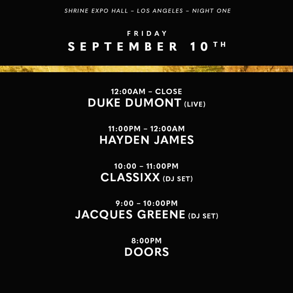 [EVENT REVIEW] Duke Dumont Makes Triumphant Return to the LA Shrine