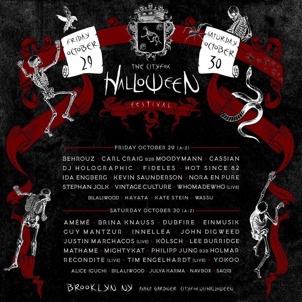 Cityfox Halloween Festival Hosts Nora En Pure, Hot Since 82, and More