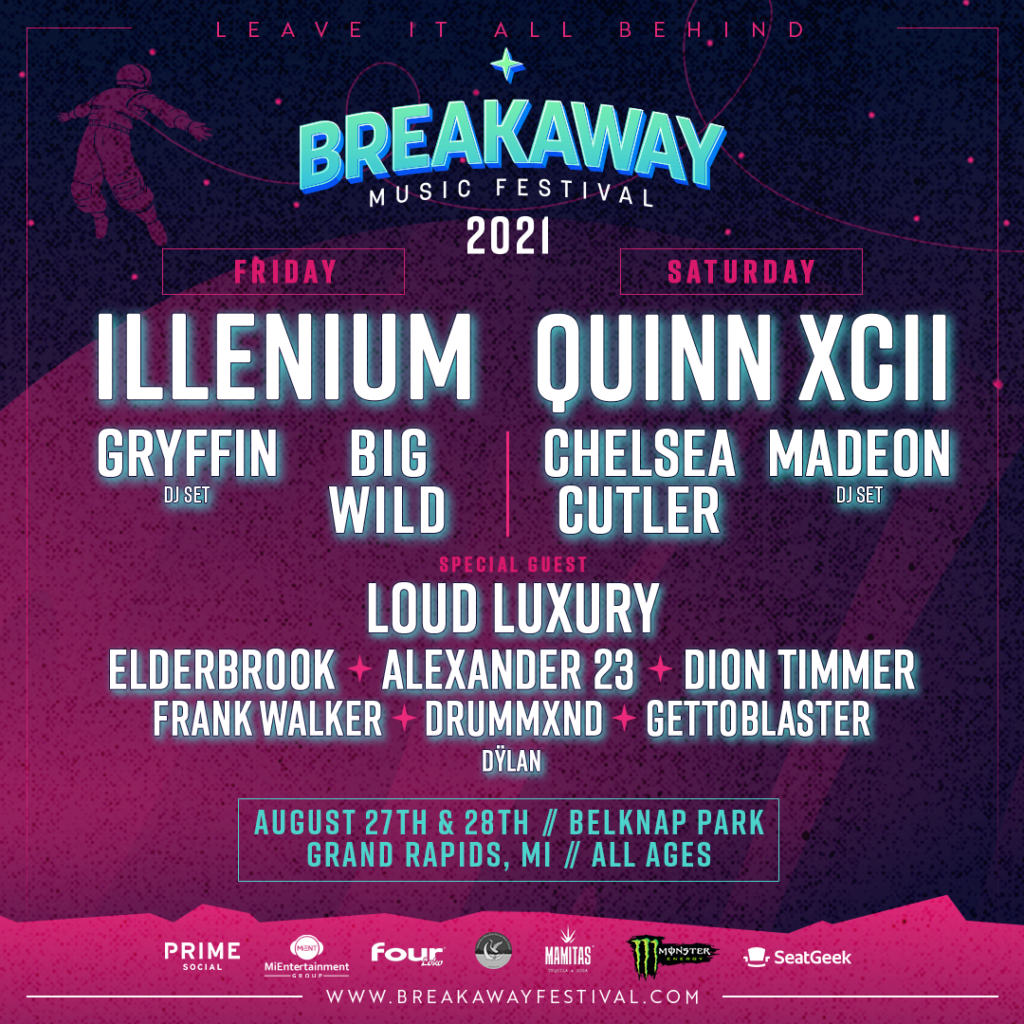 Breakaway Music Festival Takes Over Michigan, Ohio & North Carolina in 2021