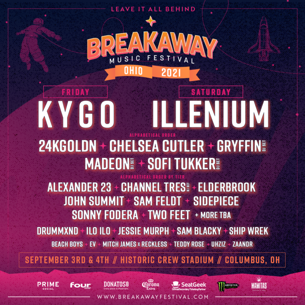 Breakaway Music Festival Takes Over Michigan, Ohio & North Carolina in 2021