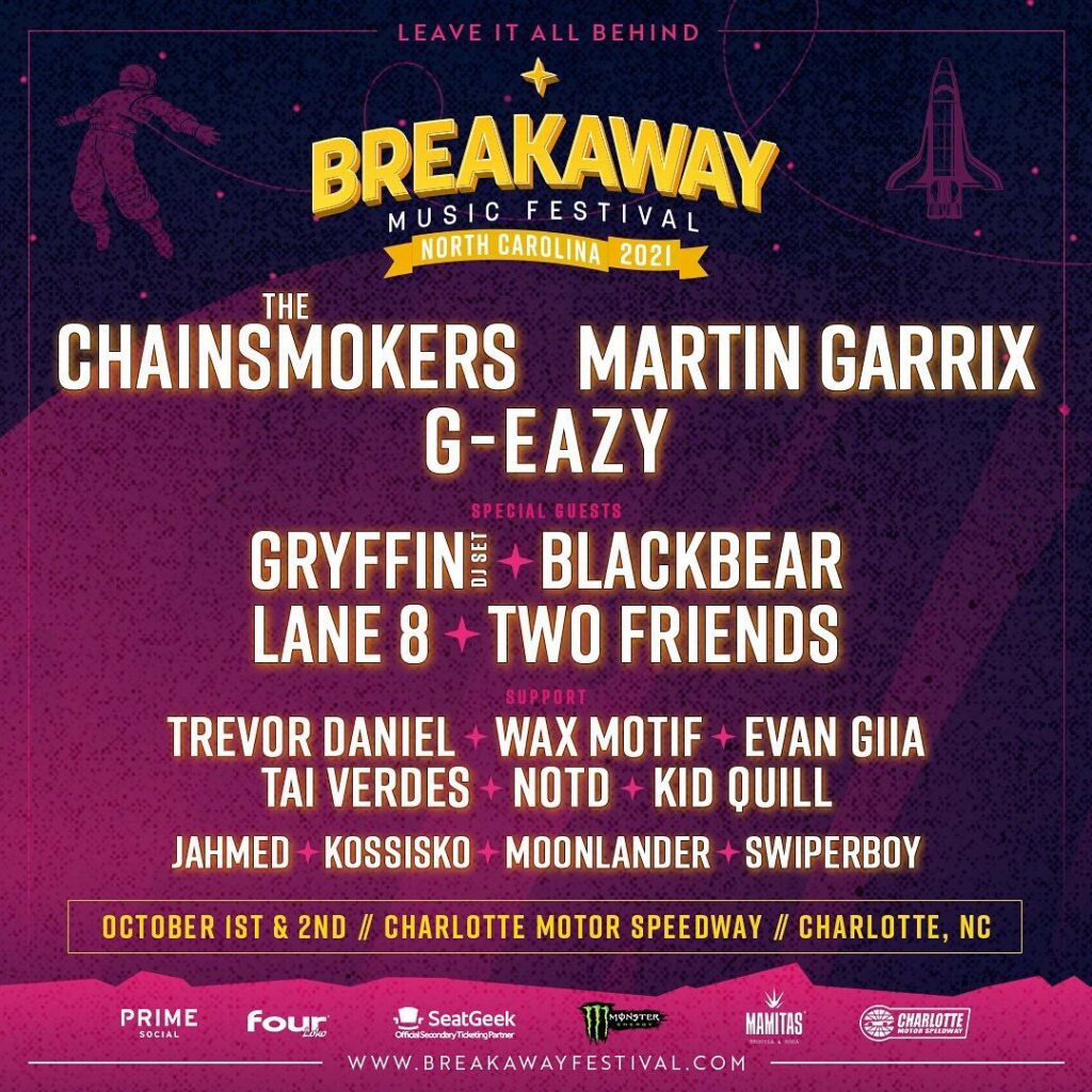 Breakaway Music Festival Takes Over Michigan, Ohio & North Carolina in 2021