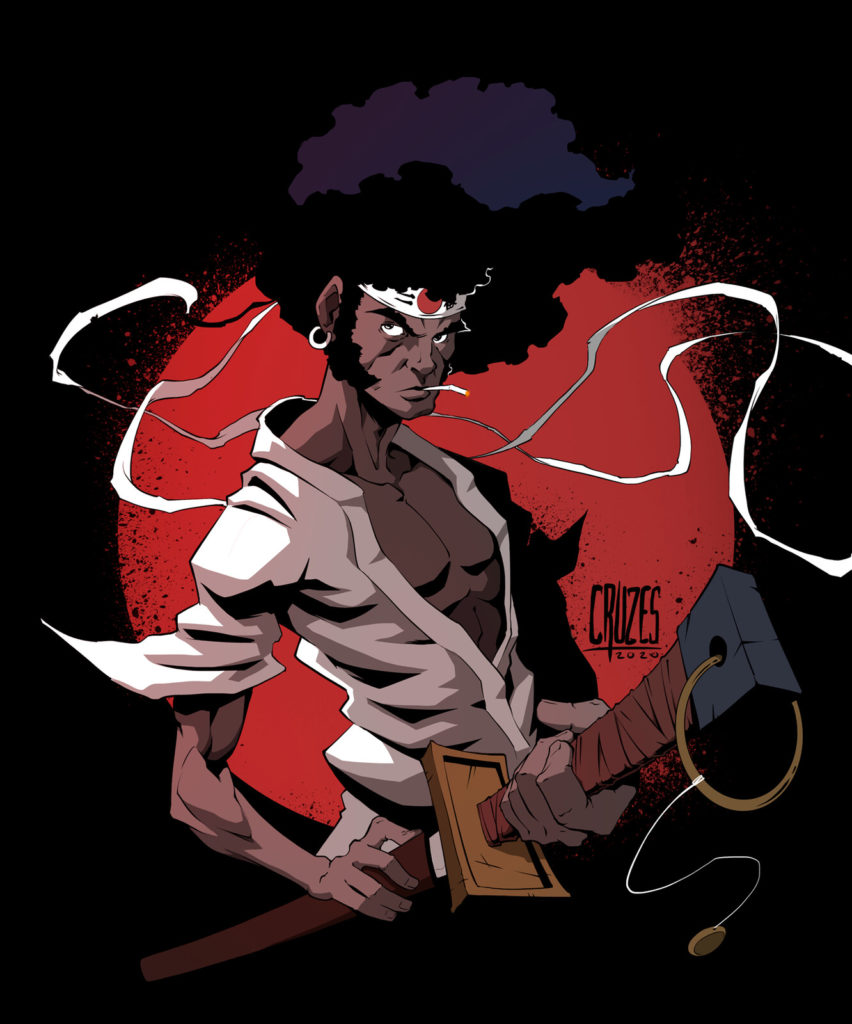 Afro Samurai Black Anime Characters