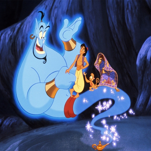 Genie of Aladdin Disney Cartoon Characters