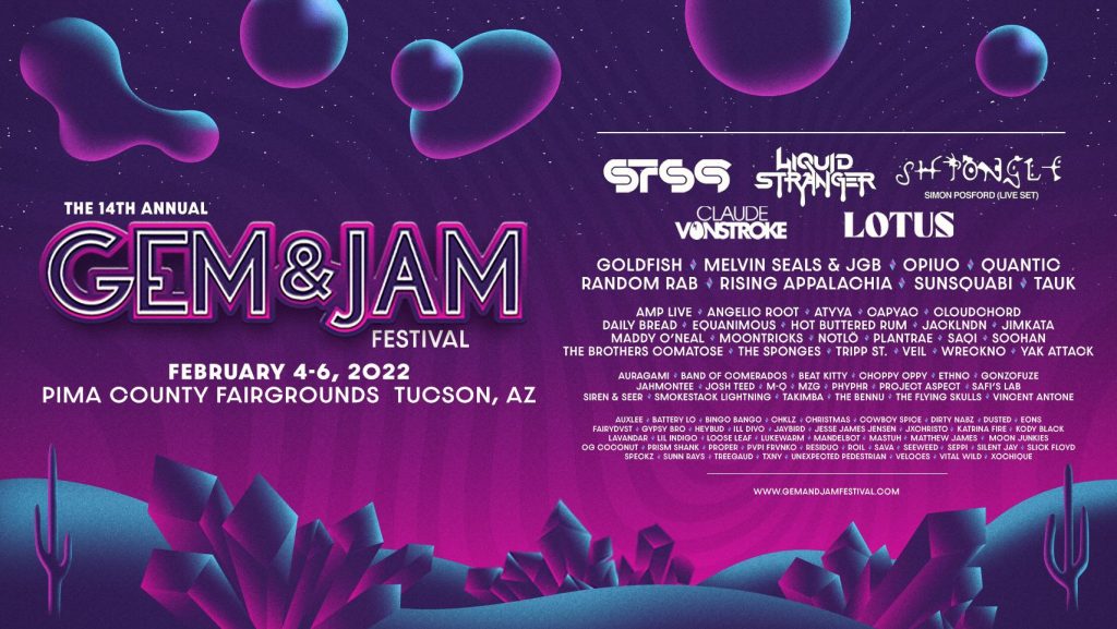 Gem & Jam 2022 lineup