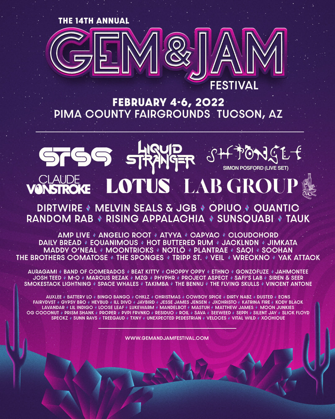 Gem & Jam Festival adds LAB GROUP, Dirtwire, ATYYA, & more to 14th annual edition