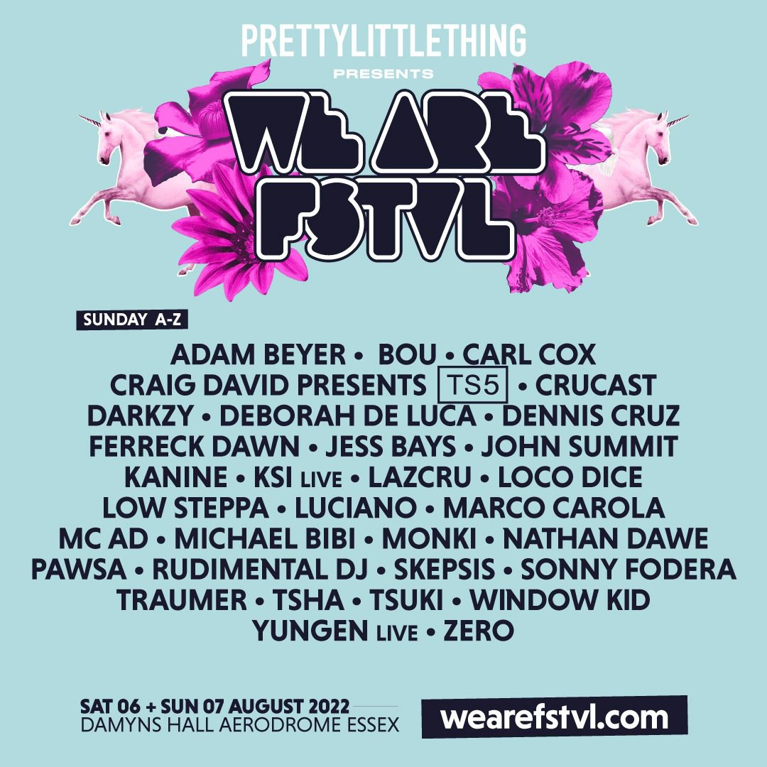 We Are FSTVL Completes Lineup With Massive Phase Two Roster