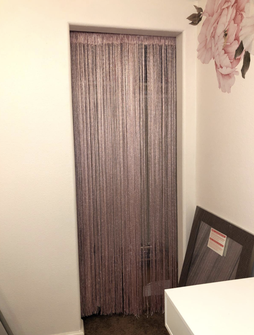 Rave Room Decor Glitter string/fringe curtains