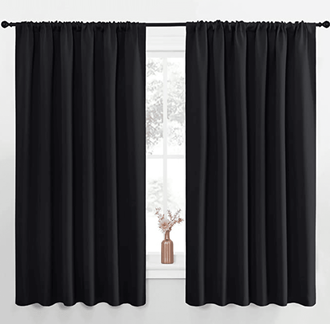 Black Blackout Curtains