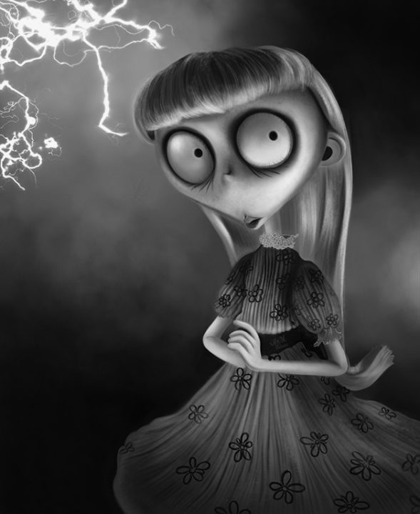 Weird Girl Tim Burton Characters