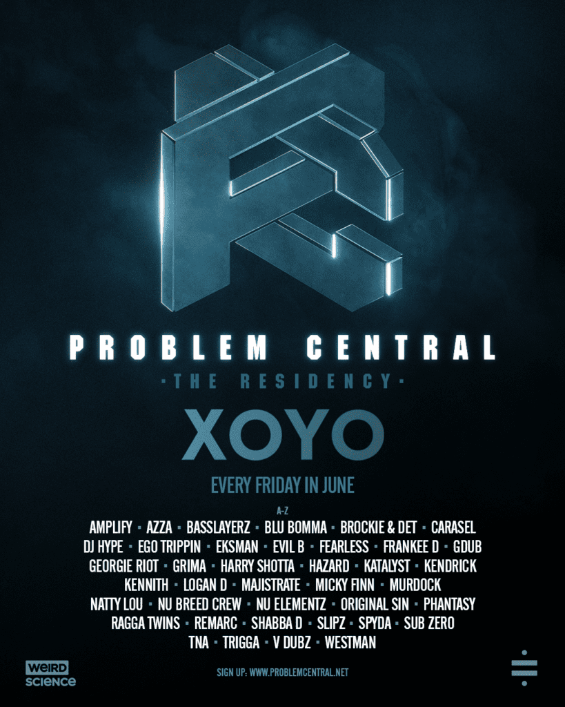 Problem Central will be the first MC-led act to curate an XOYO residency