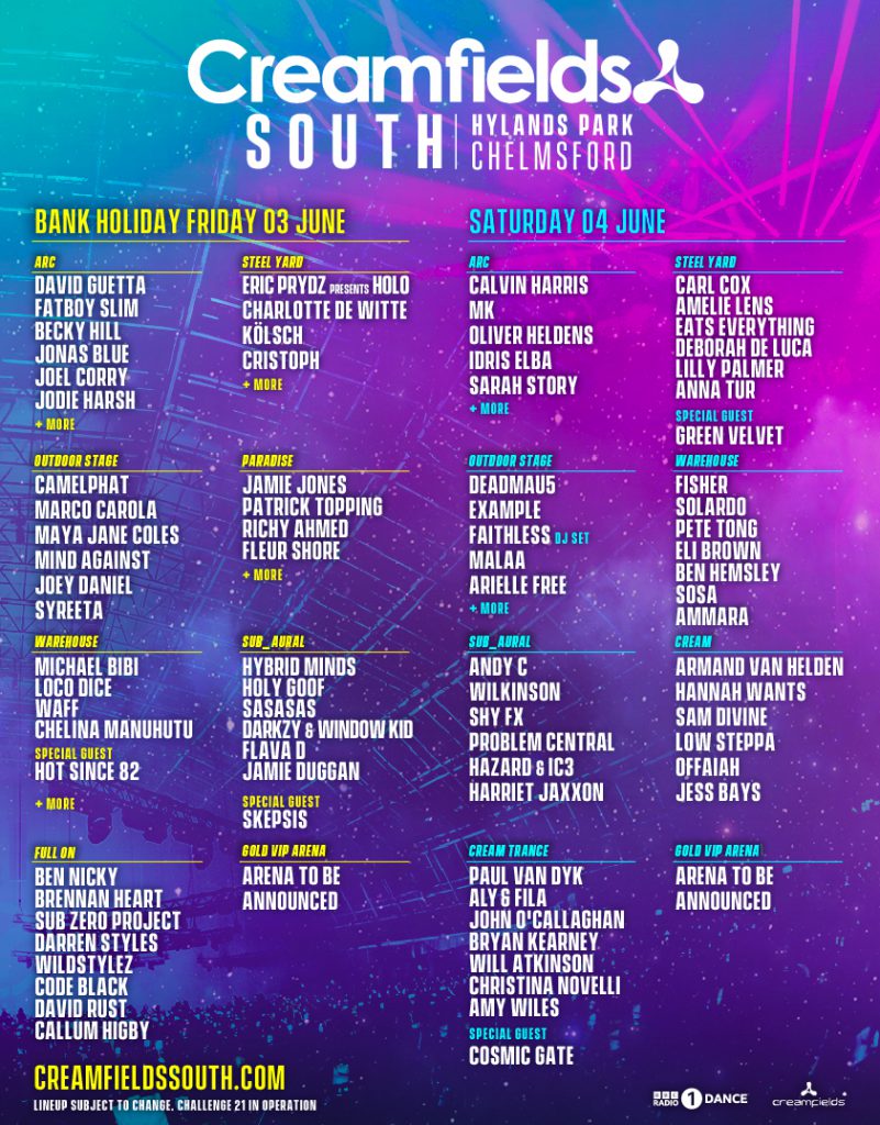 No Eric Prydz Holo set at Creamfields South