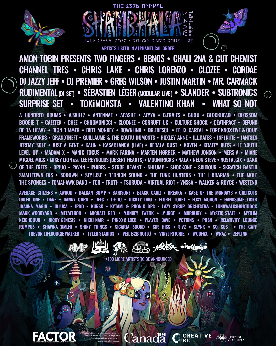 Shambhala Music Festival Drops Stacked Lineup for 23rd Annual Event