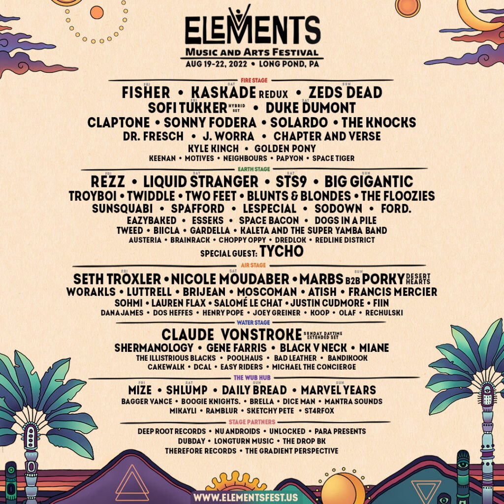 Elements Music & Arts Festival Announces Phase 2 Lineup Ft. Tycho, Chapter & Verse, Porky B2B Marbs + More
