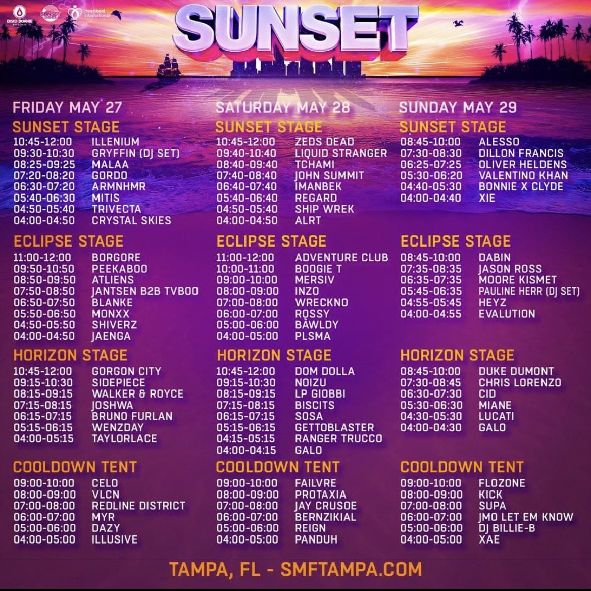 5 Show Stopping Artists To See At Sunset Music Festival