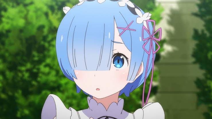 Rem Anime characters with blue hair