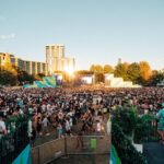 stage and crowd at arc festival in Chicago