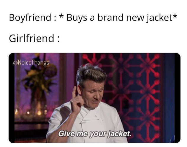 Buys A Brand New Jacket