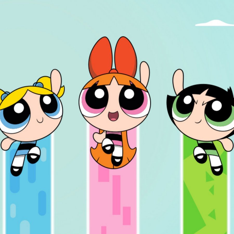 Powerpuff Girls 90s Cartoon Characters