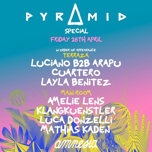 Amnesia Hosts Special Pyramid For First Show In Ibiza