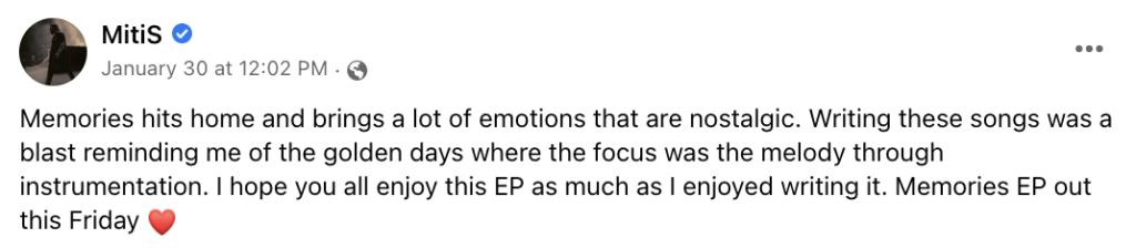 MitiS Delivers With ‘Memories’ EP That Will Leave You Positively Stunned & Speechless