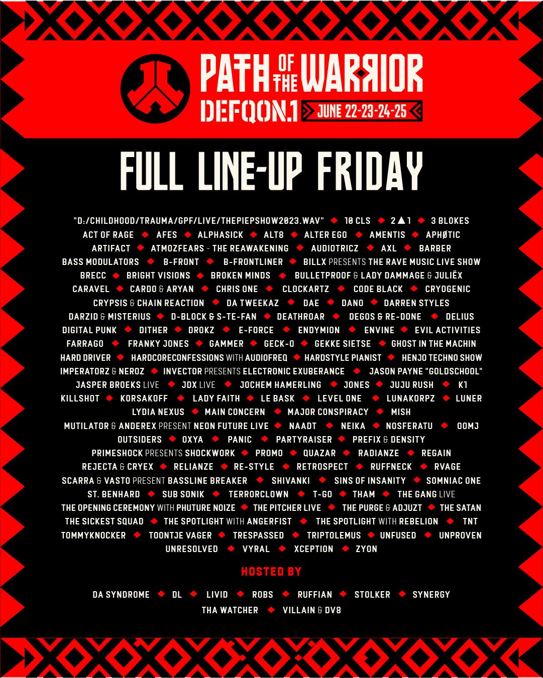 Defqon.1 Unveils Biggest Lineup Ever For 2023 With Over 350 Artists