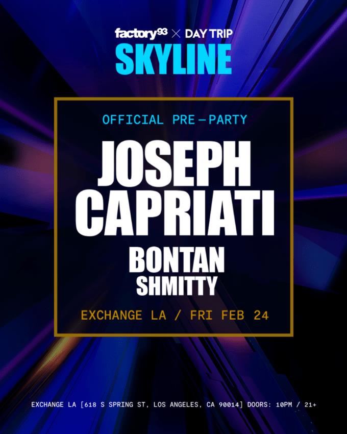 Skyline LA Touches 4-Days with Official Pre-Parties and Afters: Rain or Shine