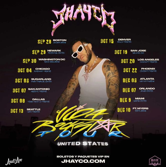 Jhayco Reveals ‘Vida Rockstar’ U.S. 2023 Tour Dates