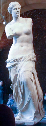 sculpture Venus de Milo- contrapposto pose