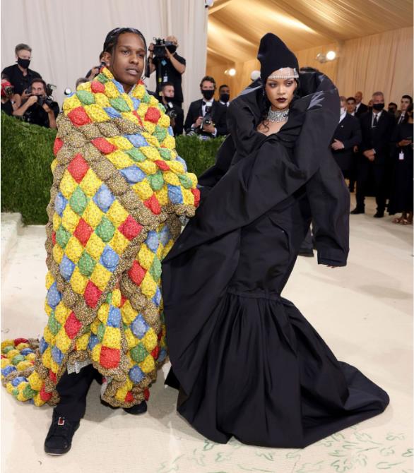 A$AP Rocky and Rihanna 2021 Met Gala