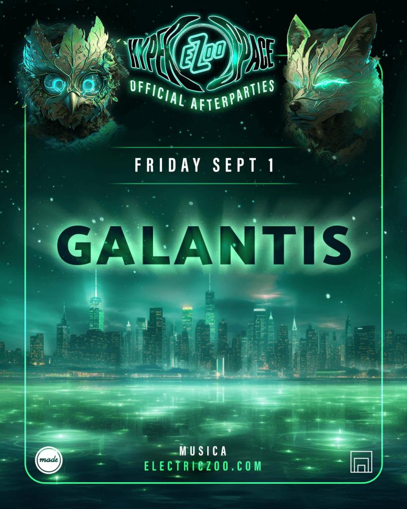 MUSICA to Host Galantis and deadmau5 for the Official Electric Zoo After Parties Next Week