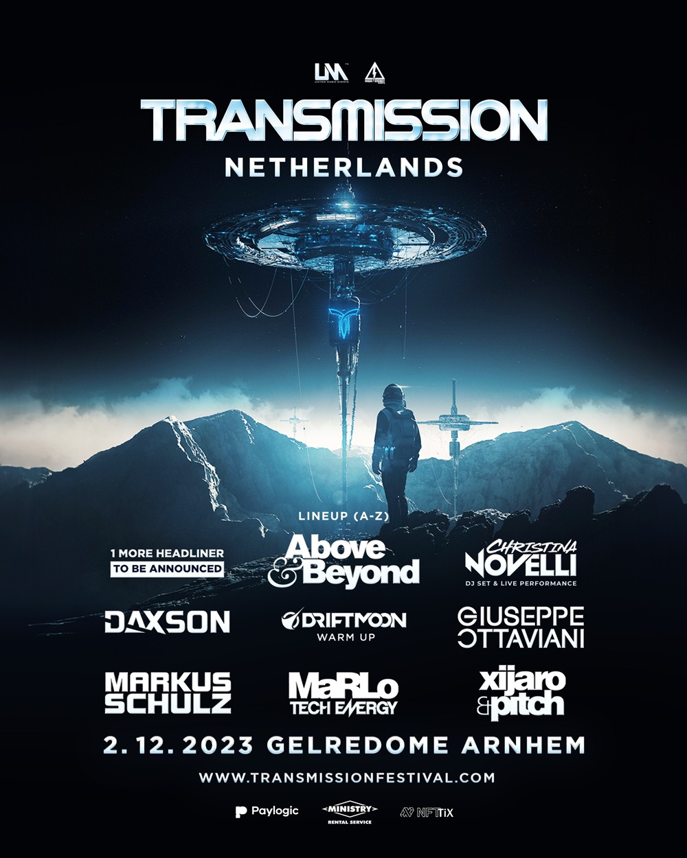 Transmission Announces Lineup For Debut Trance Festival In The Netherlands