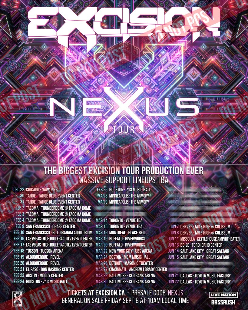Excision Announces Nexus Tour: Promises to be His Biggest Production Ever