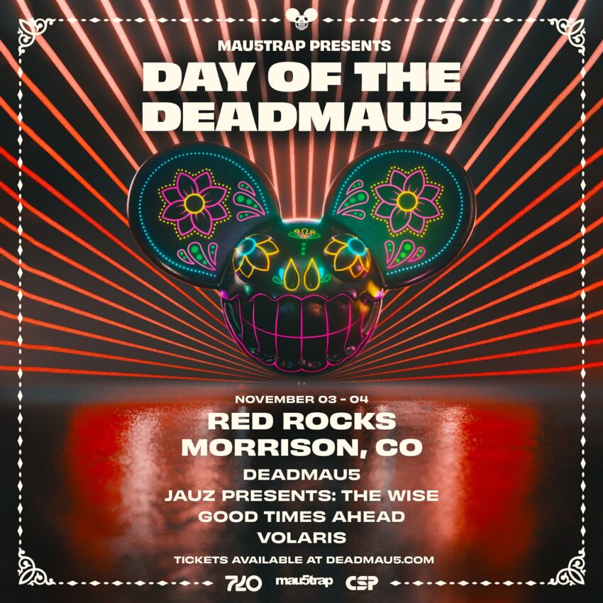 A deadmau5 at Red Rocks’ Preview: Featuring Jauz’s New ‘Ghosts n’ Stuff’ Remix
