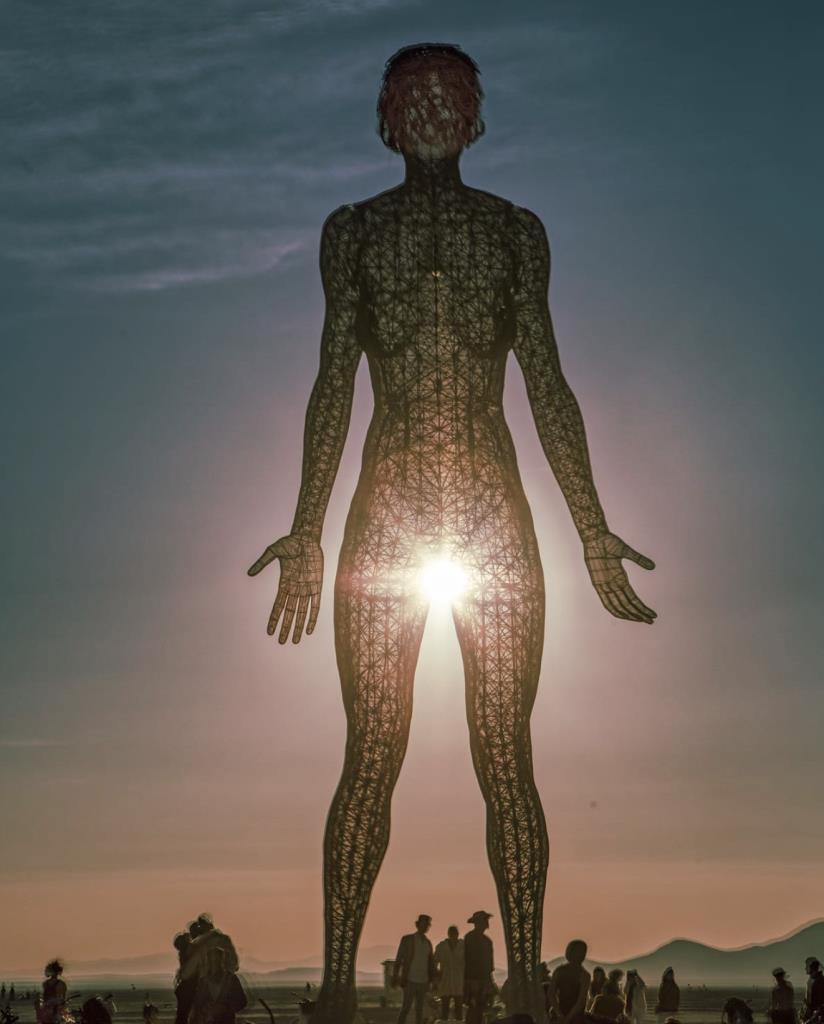 Burning Man Sculpture, From The Desert To Miami Beach For Art Basel
