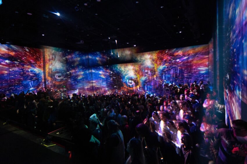 A Peek Inside Sam Gellaitrys Disco Party at Meow Wolf Denver