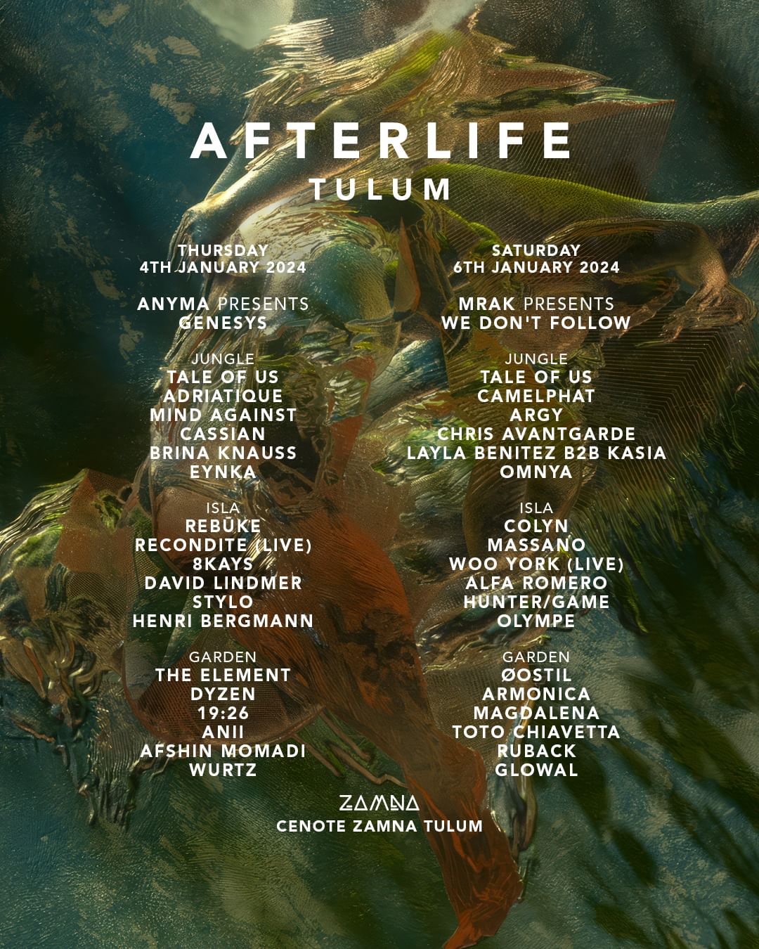 Tale Of Us Unveil Lineup For Afterlife Tulum 2024
