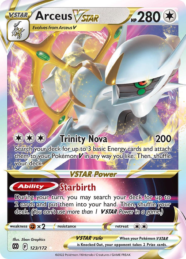 Arceus VSTAR From Brilliant Stars