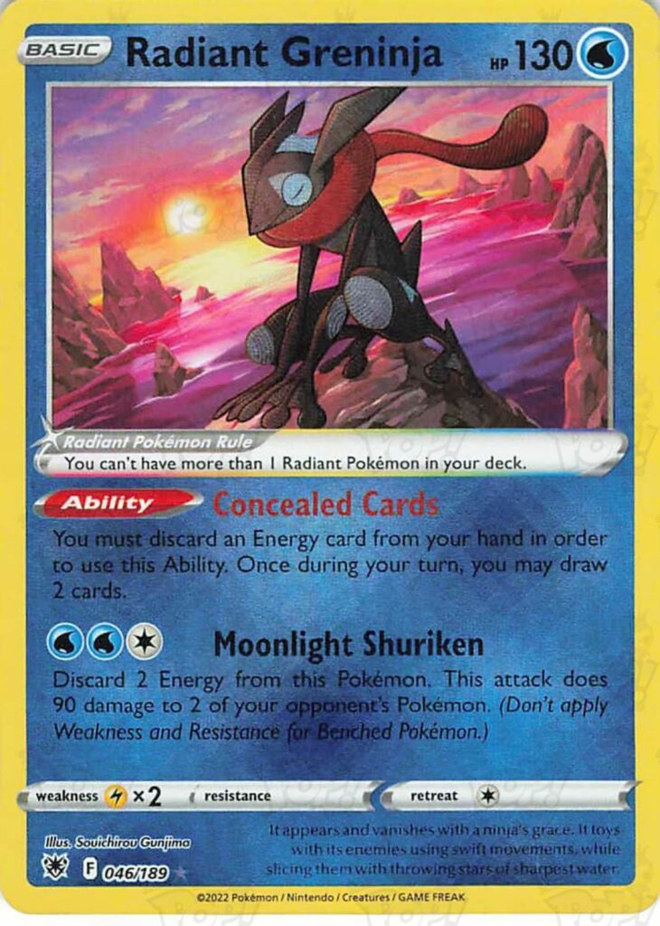 Radiant Greninja From Astral Radiance