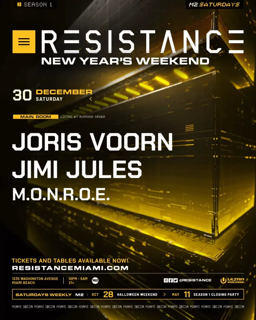 Ring in the New Year with Miami’s Finest: ZHU, Joris Voorn and More!