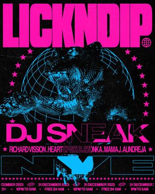 LicknDip’s Electrifying Countdown: Four Epic Shows in Los Angeles to Ring in the New Year W/ DJ Sneak!