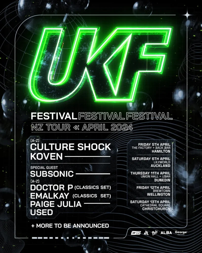 UKF Tour Returns To New Zealand