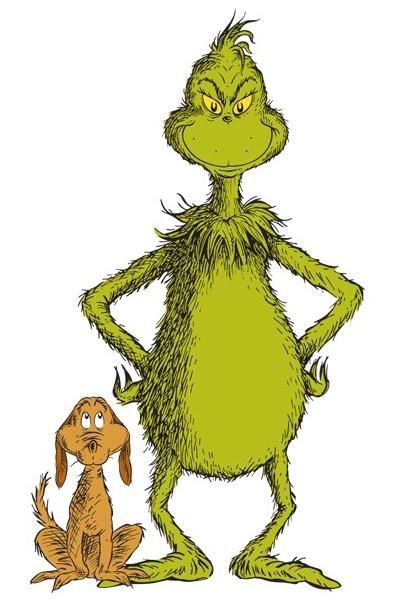 Cartoon characters: The Grinch 