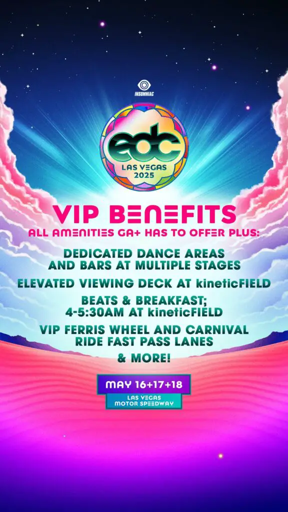 EDC 2025 Tickets on Sale Today, After-movie Out!