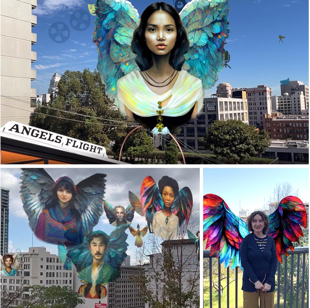 Anna Leighton and her husband and I created a public art project for the City of LA, which is up indefinitely at Angels Flight in Downtown LA