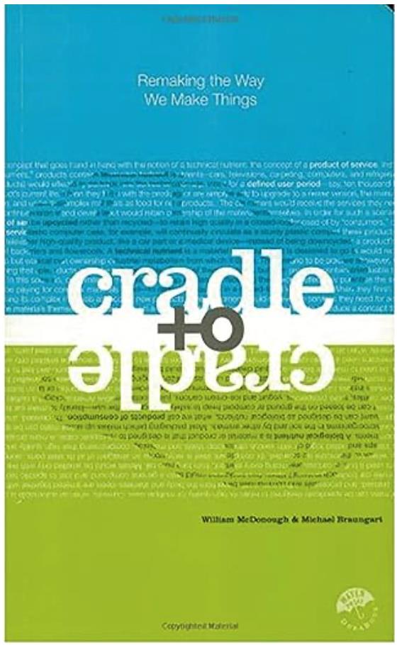 Image of book Cradle to Cradle: Remaking the Way We Make Things by Michael Braungart & William McDonough