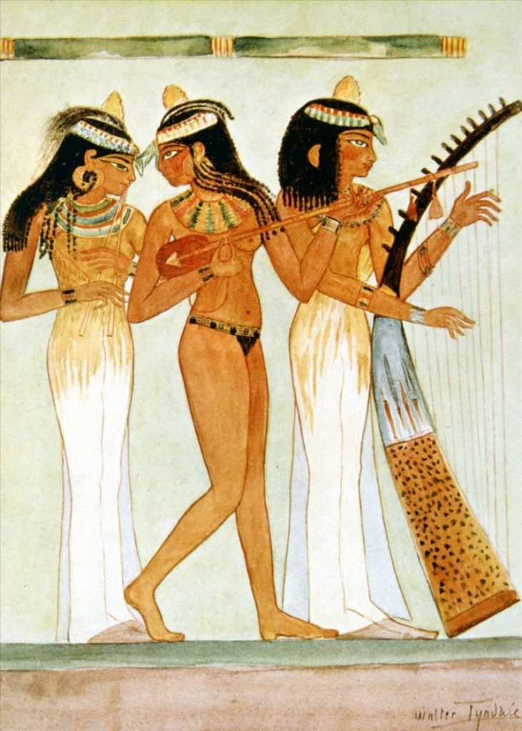 Ancient Egyptian wore hats made of perfumed animal fat.