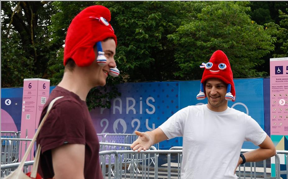 images of PHRYGES caps, the mascot of the Paris Paralympics 