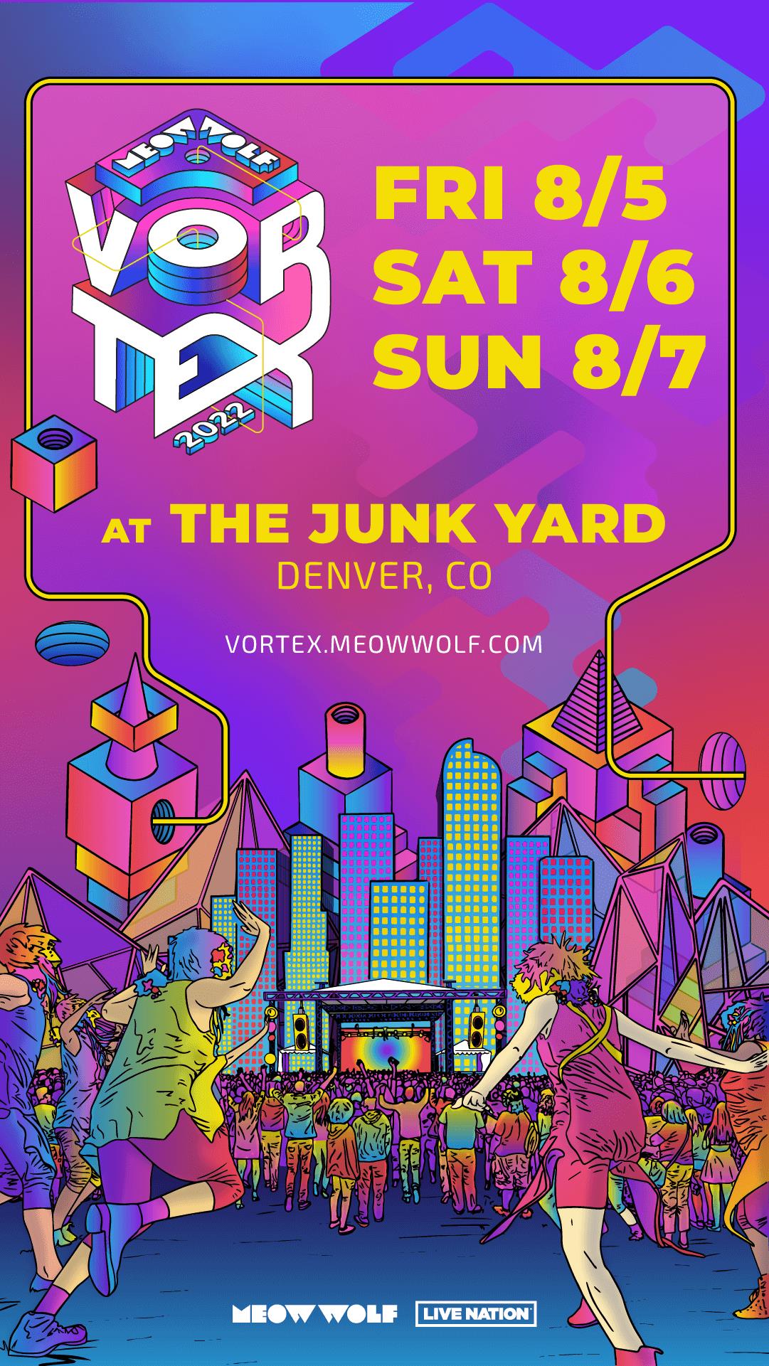 Meow Wolf Vortex Festival 2022 in Denver, CO