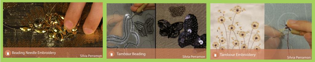 UoF lessons on beading and embroidery