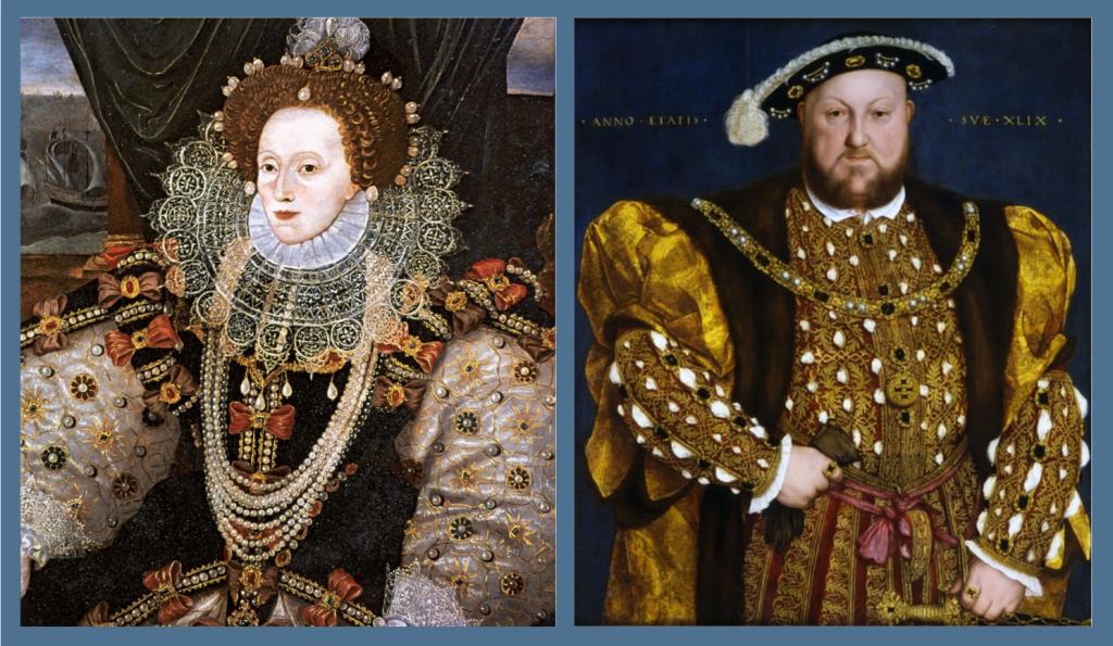 Images of Queen Elizabeth I & King Henry VIII